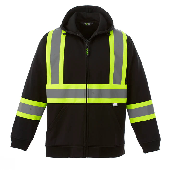 L00682 - Freedom - Hi-Vis Full Zip Polyester Fleece Hoodie