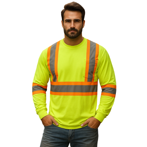 S05995 - Paramount - CX2 High Visibility Cotton Long Sleeve T-Shirt