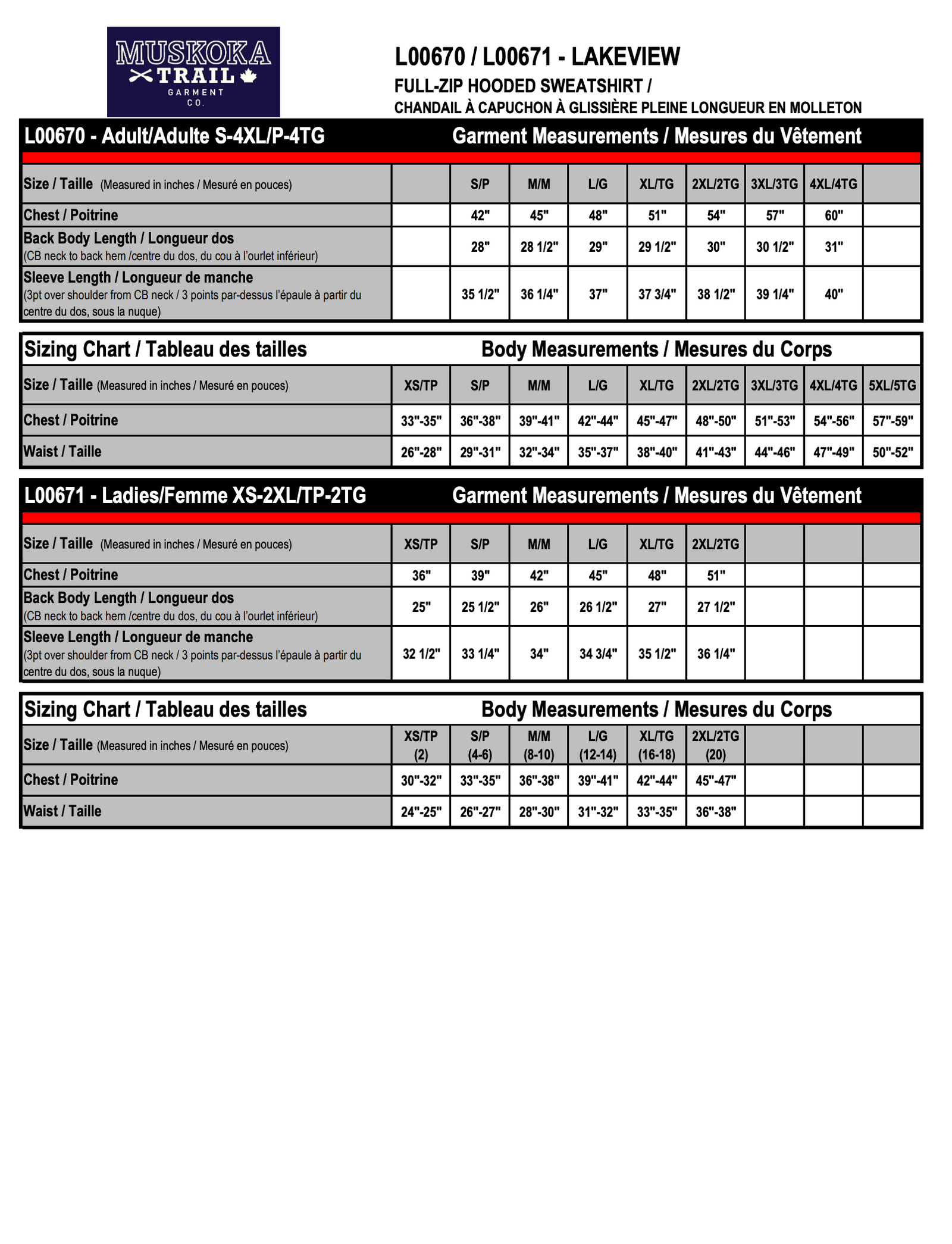 Size guide