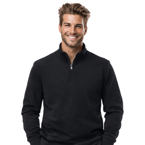 L00545 - Flux - Chandail à Glissière 1/4 en Molleton pour Adulte