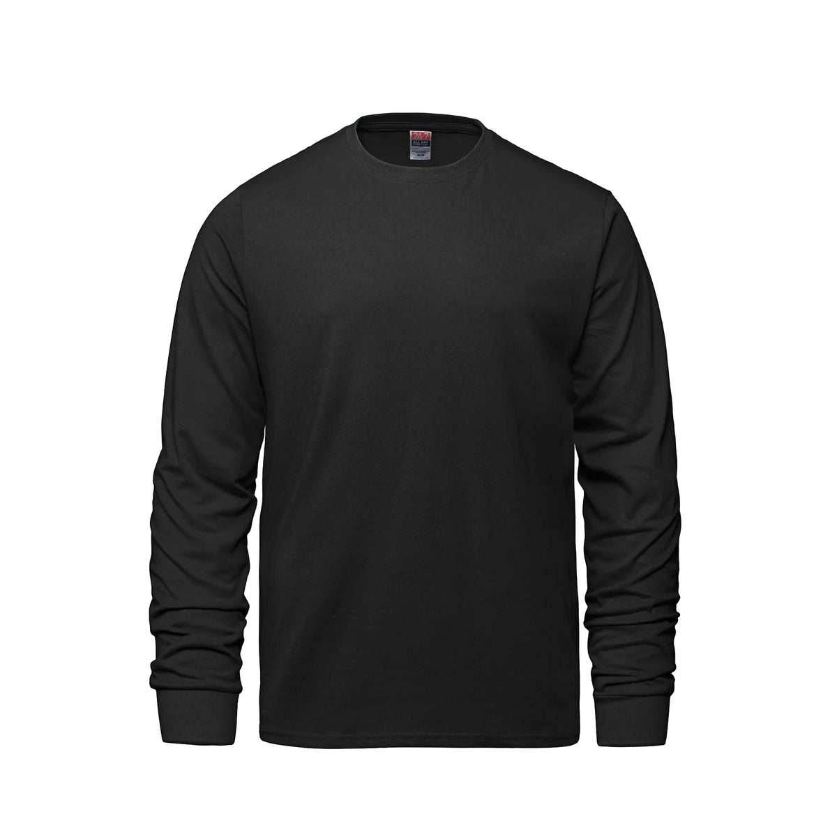 S05615 - Breeze - T-Shirt a Col Rond et Manches Longues en Coton 24/7.